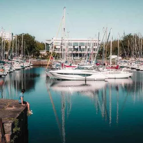 Port de plaisance dans le centre-ville de Lorient