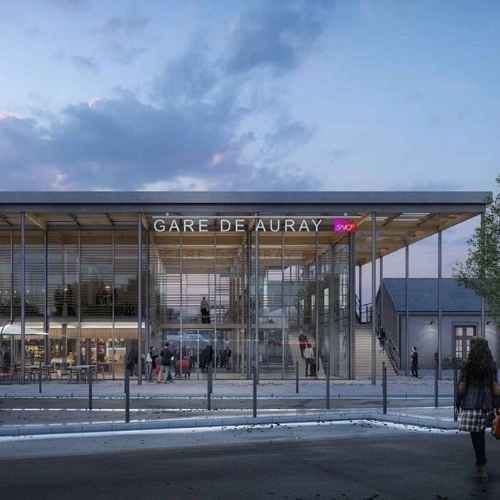 Secteur de la gare à Auray